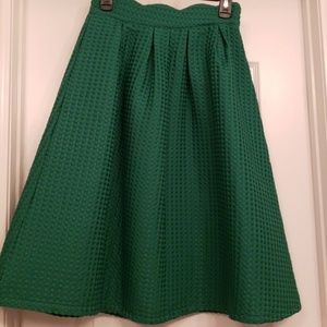 Beautiful Emerald Green Full Skirt